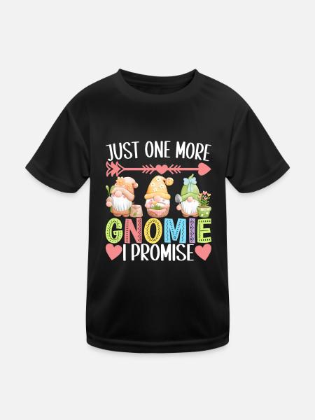 Nains de jardin Jardinage - T-shirt sport Enfant - noir - Devant