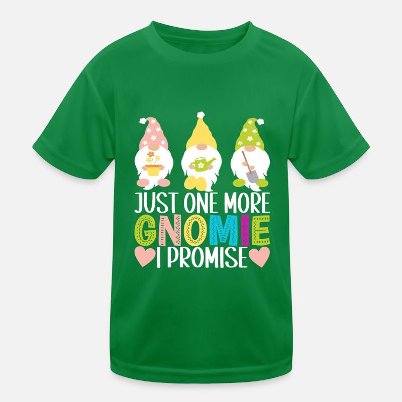 Gartenzwerge Gartenarbeit Kinder Funktions-T-Shirt