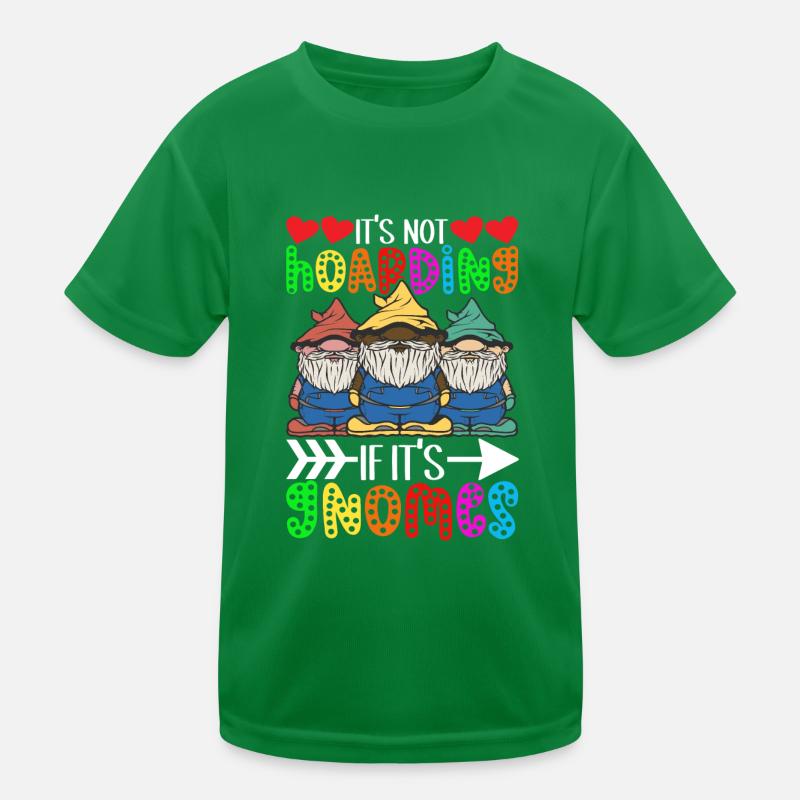 Gartenzwerge Gartenarbeit Kinder Funktions-T-Shirt