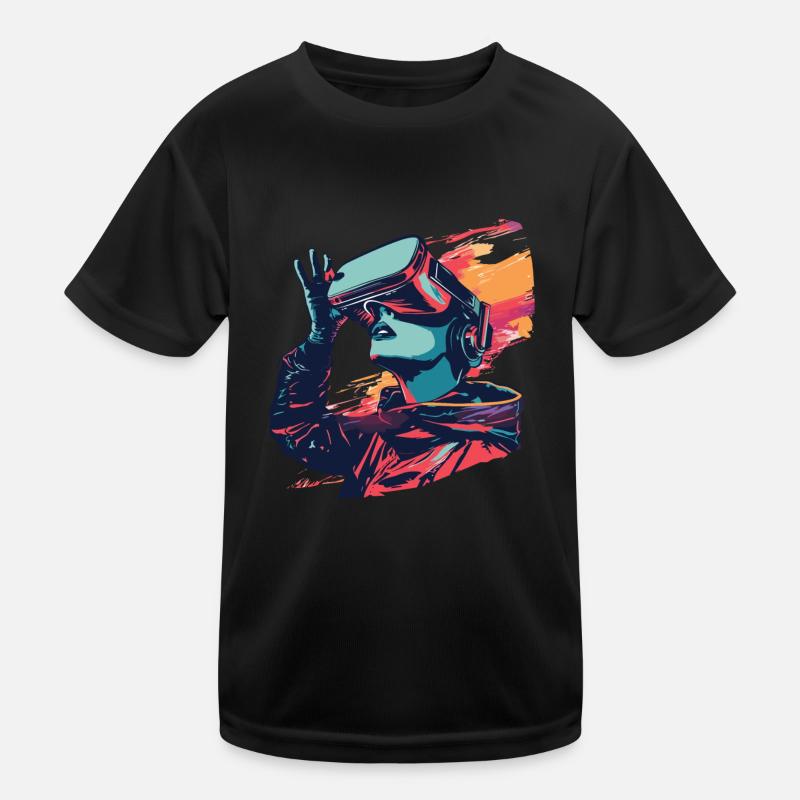 Virtual Reality - Immerse yourself in a Kids Functional T-Shirt