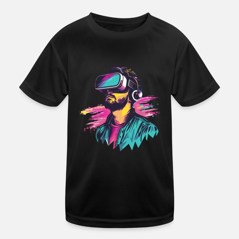 Virtual Reality - Immerse yourself in a Kids Functional T-Shirt