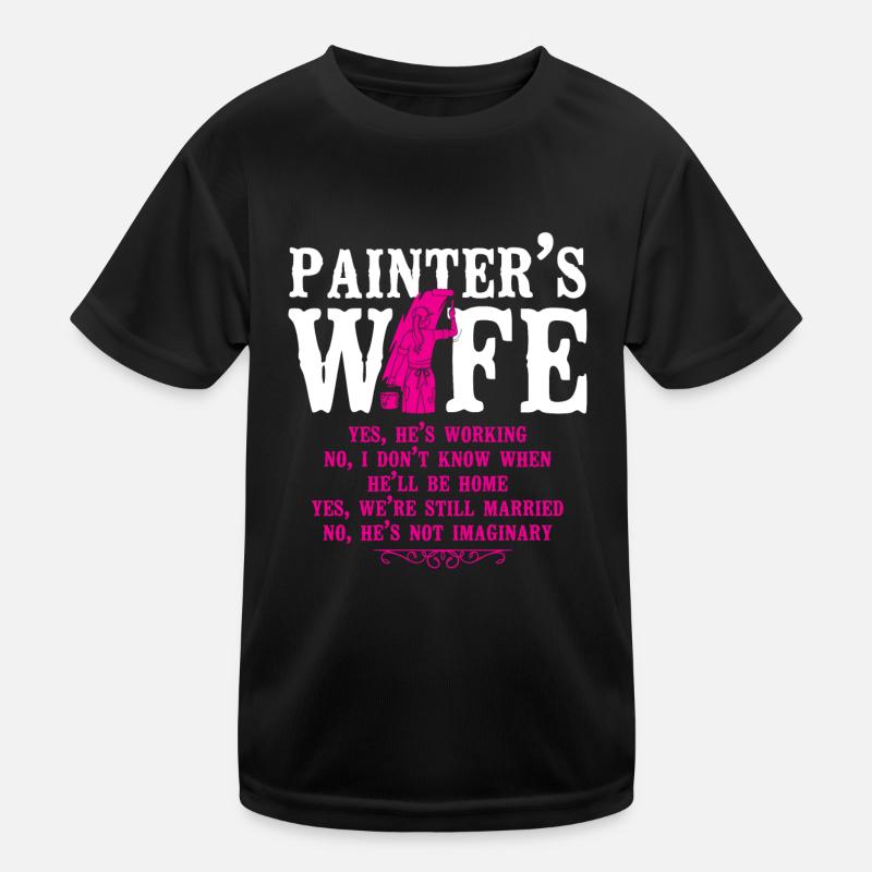 House Painter Decorator Wife Kids Functional T-Shirt