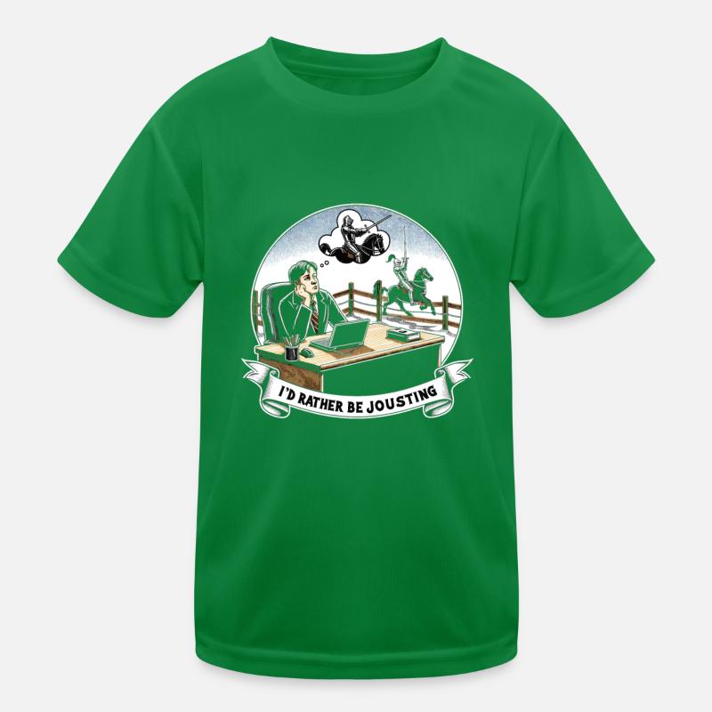 Ritterritter Mittelalterliche Renaissance-rüstung Kinder Funktions-T-Shirt