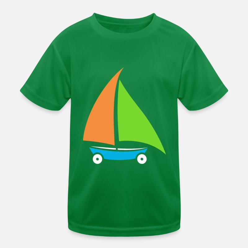 Strandsegeln Kinder Funktions-T-Shirt