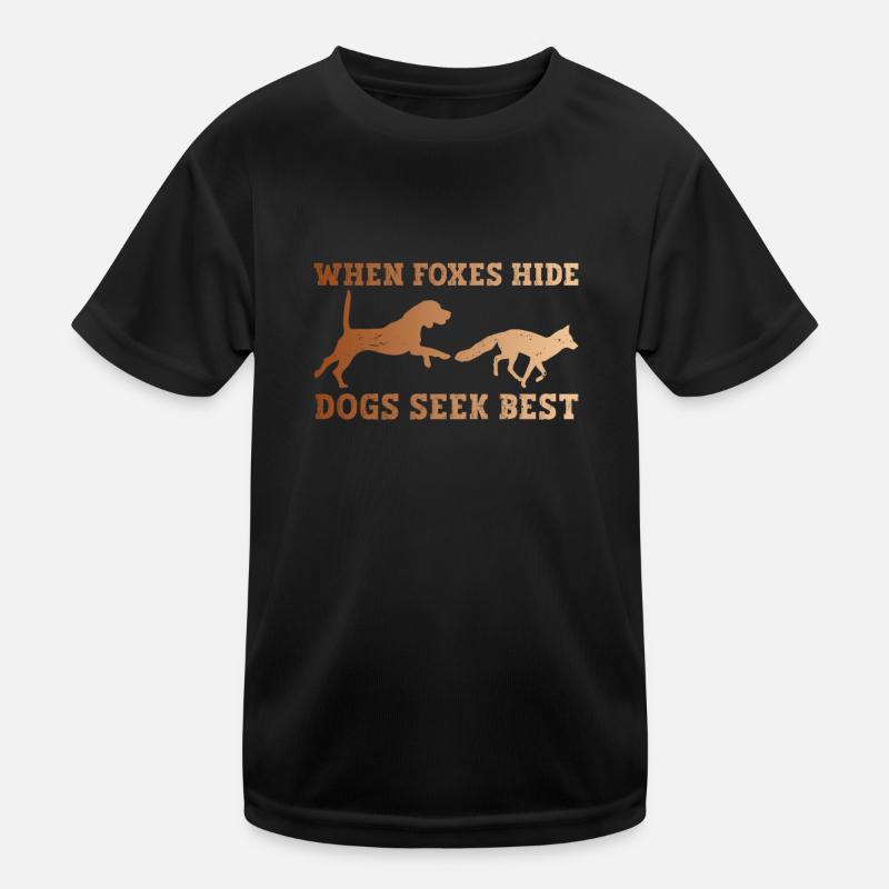 Fuchsjagd Geschenke Jagdhund Kinder Funktions-T-Shirt