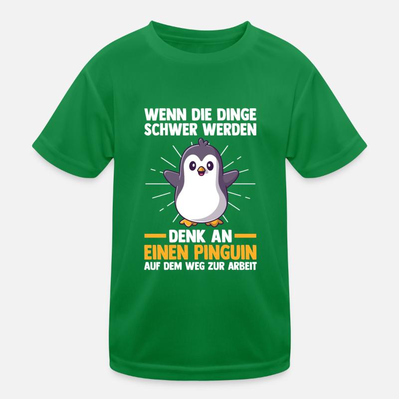Süße Pinguin Kinder Funktions-T-Shirt