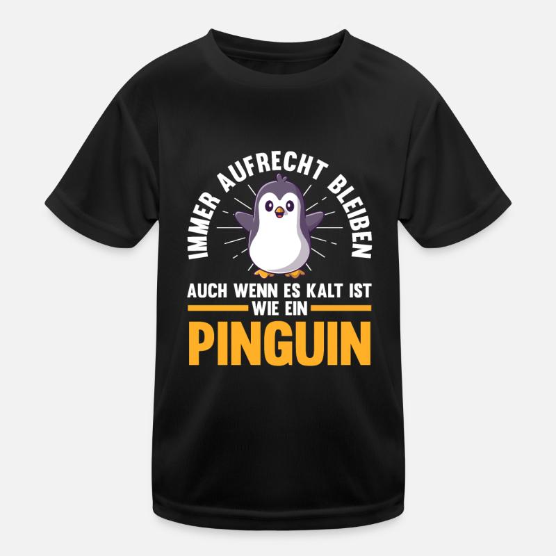 Cute Penguin Kids Functional T-Shirt