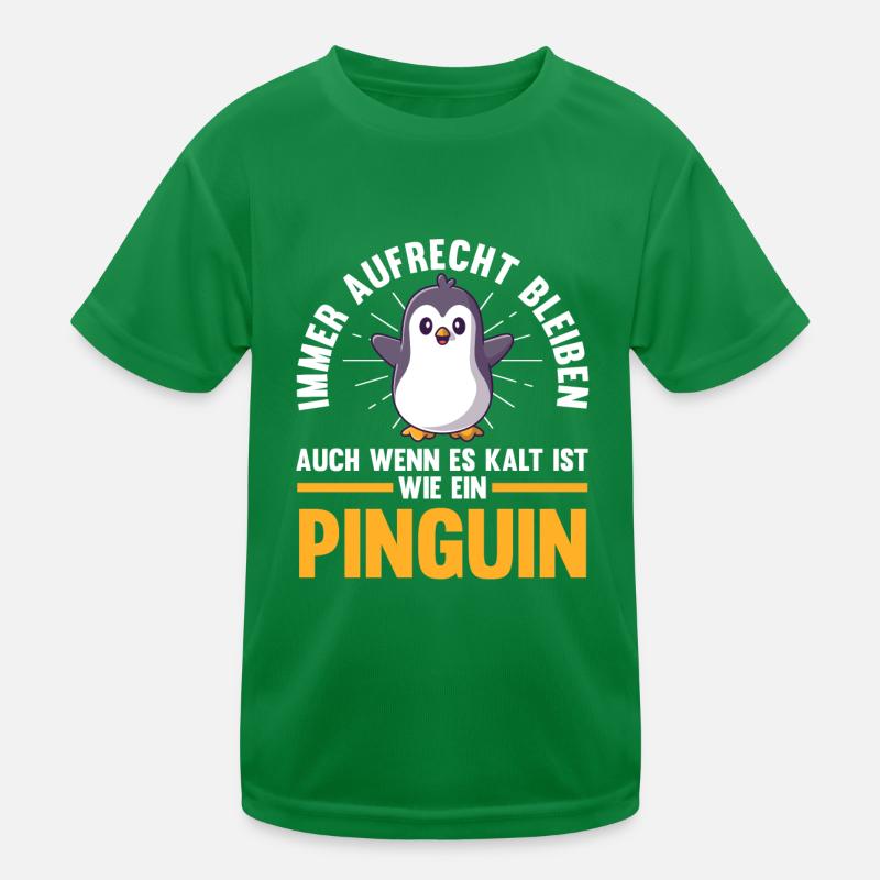 Cute Penguin Kids Functional T-Shirt