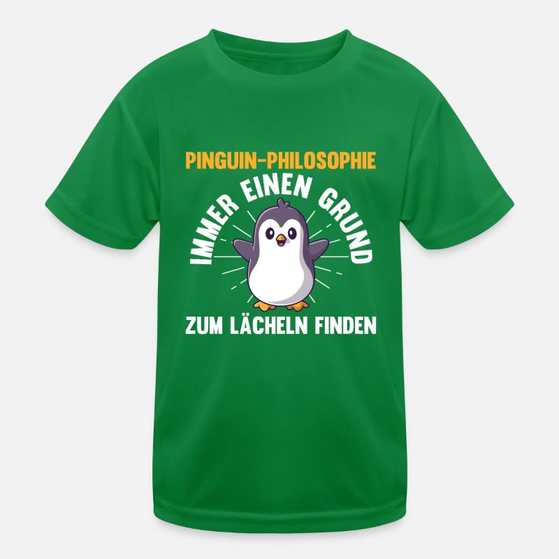 Pingouin mignon T-shirt sport Enfant