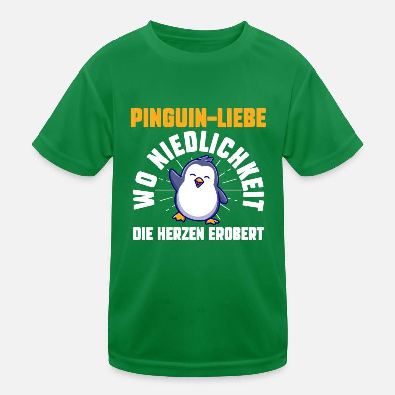 Pingouin mignon T-shirt sport Enfant