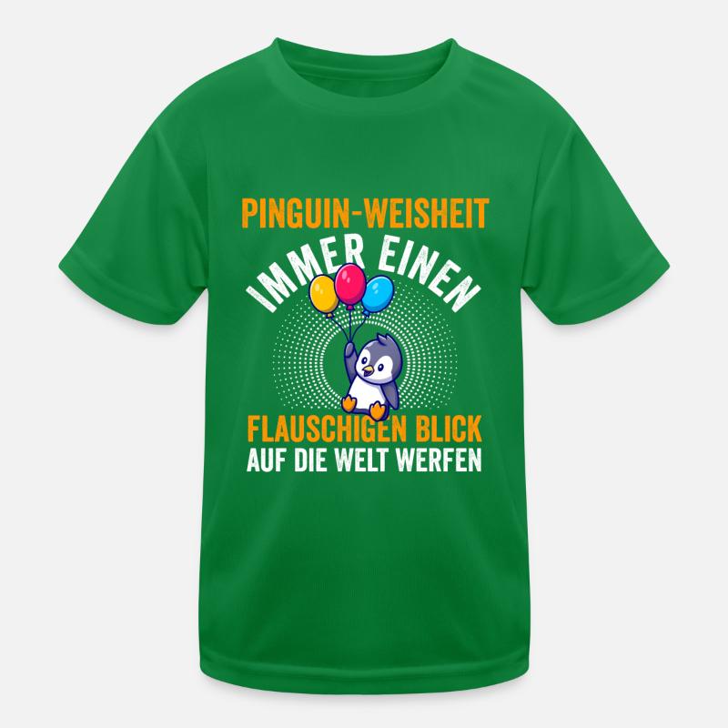 Pingouin mignon T-shirt sport Enfant