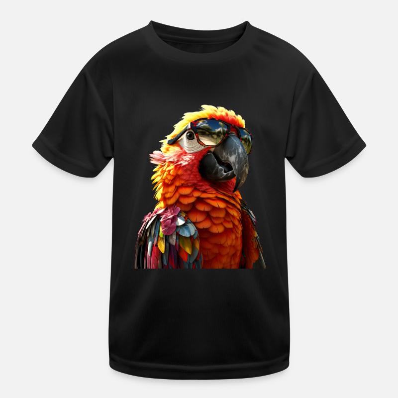 Perroquet Ara Perruche Cacatoès Perroquet Perroquets mignons T-shirt sport Enfant