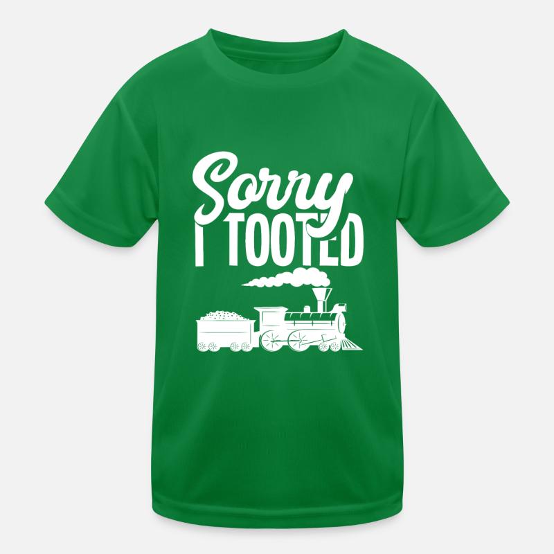 Zugführer Hobby Eisenbahn Geschenk Kinder Funktions-T-Shirt