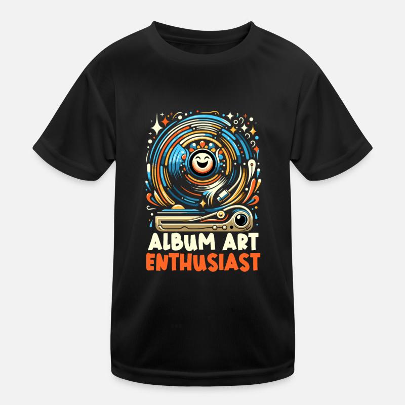 Vinyl Records Lp Collectors Record Lovers Kids Functional T-Shirt