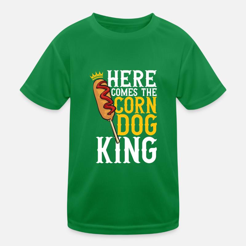 Chien de maïs Corndog T-shirt sport Enfant