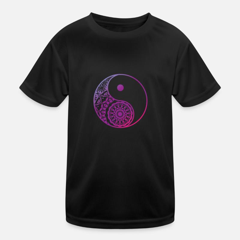 Équilibre Yin et Yang Chine T-shirt sport Enfant