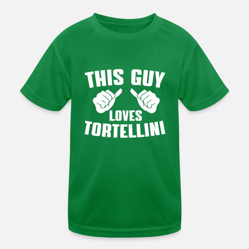 Tortellini Lover Design Kids Functional T-Shirt