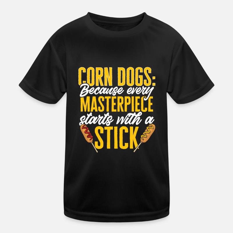 Corn Dog Corndog Kinder Funktions-T-Shirt