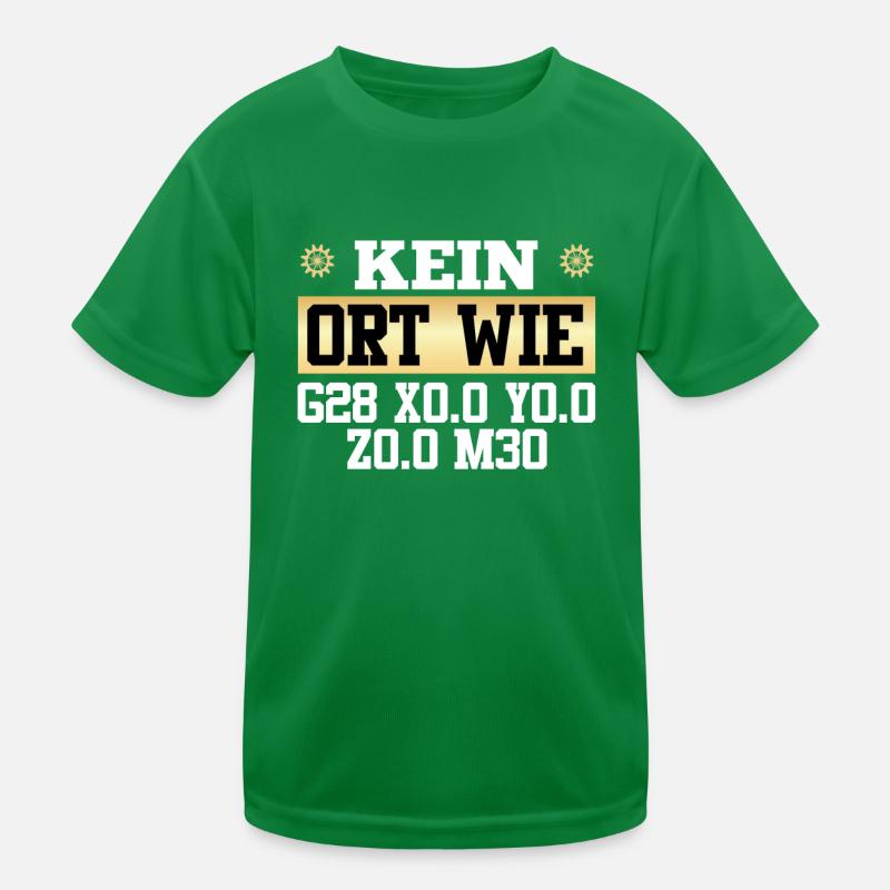 Impression 3D Drôle Pas d’endroit comme X0.0 Y0.0 20.0 T-shirt sport Enfant