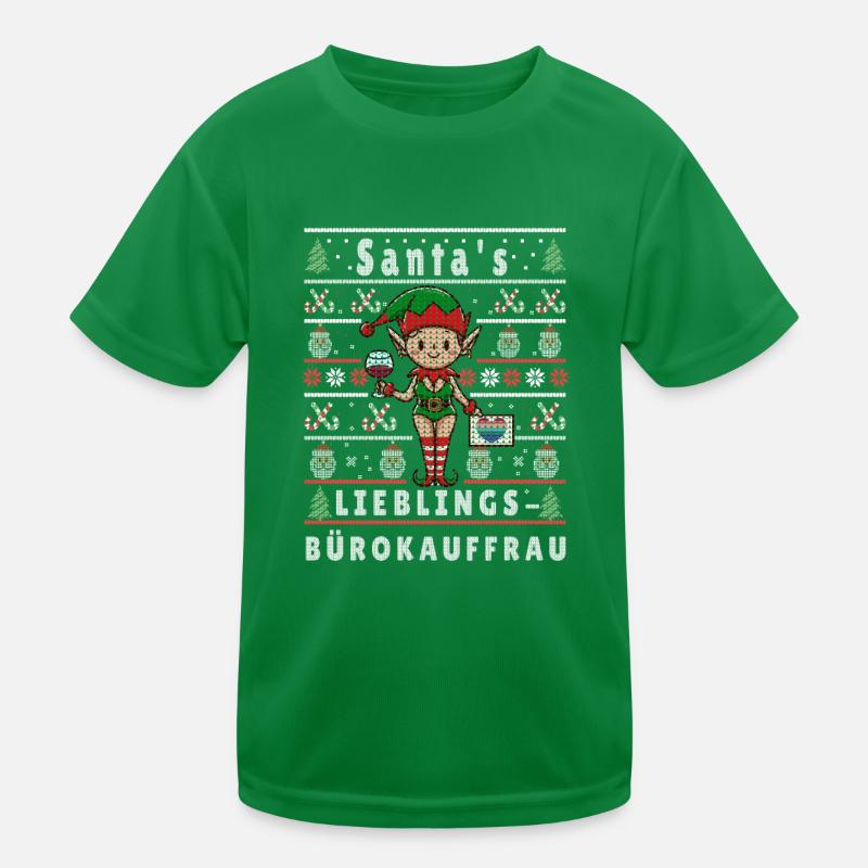 Noël moche L’EMPLOYÉ DE BUREAU PRÉFÉRÉ DU PÈRE NOËL T-shirt sport Enfant