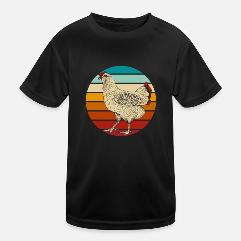 Chicken Hen Kids Functional T-Shirt