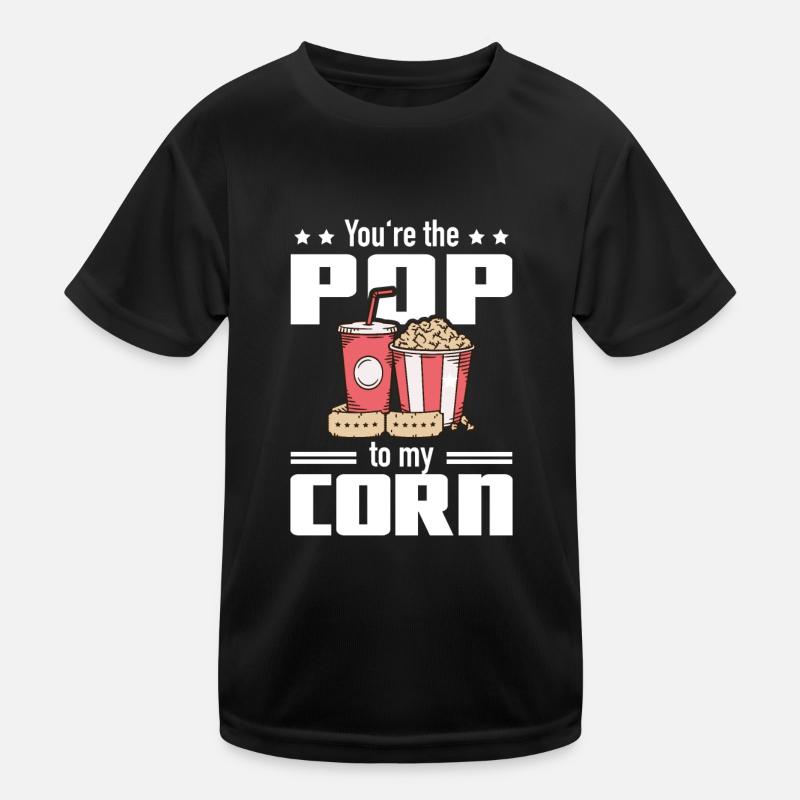 Lustiger Popcorn Spruch - Pop To My Corn Kinder Funktions-T-Shirt