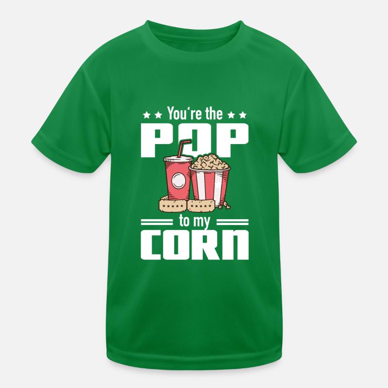 Lustiger Popcorn Spruch - Pop To My Corn Kinder Funktions-T-Shirt