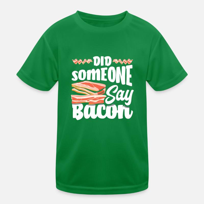 Amateur de bacon disant idée cadeau T-shirt sport Enfant