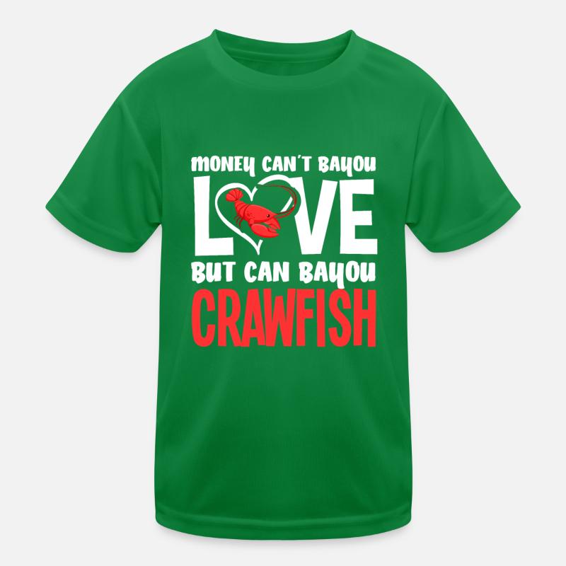 Jeu de mots sur les écrevisses Happy Seafood T-shirt sport Enfant