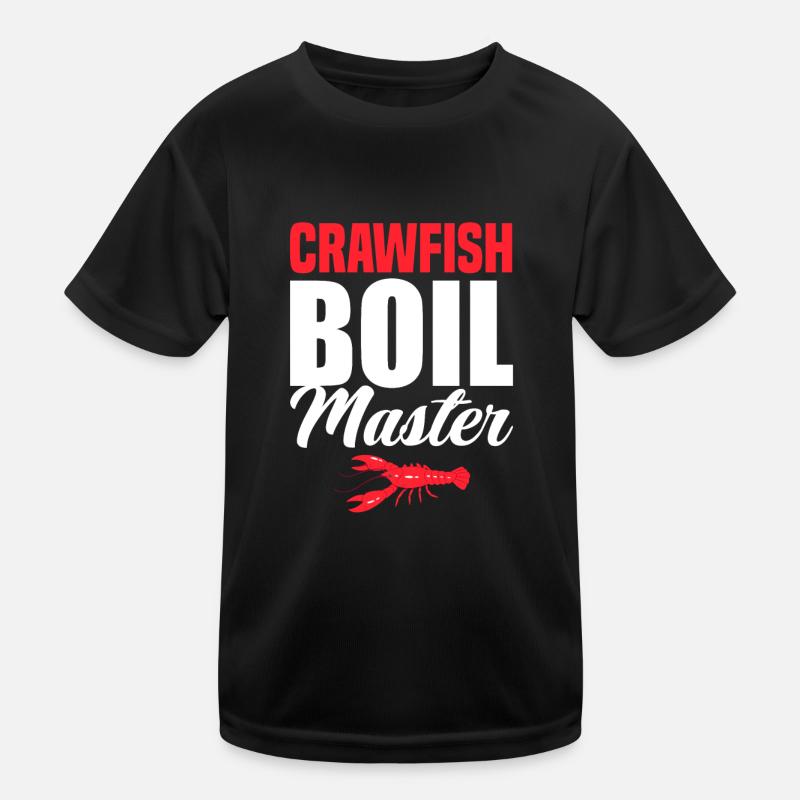 Crawfish Chef Gift Kids Functional T-Shirt