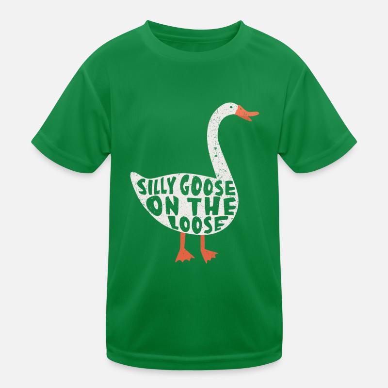 L’oie stupide en liberté T-shirt sport Enfant
