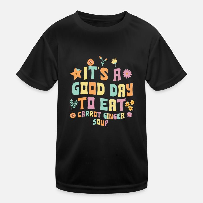 Karotten-Ingwer-Suppe Geschenkidee Kinder Funktions-T-Shirt