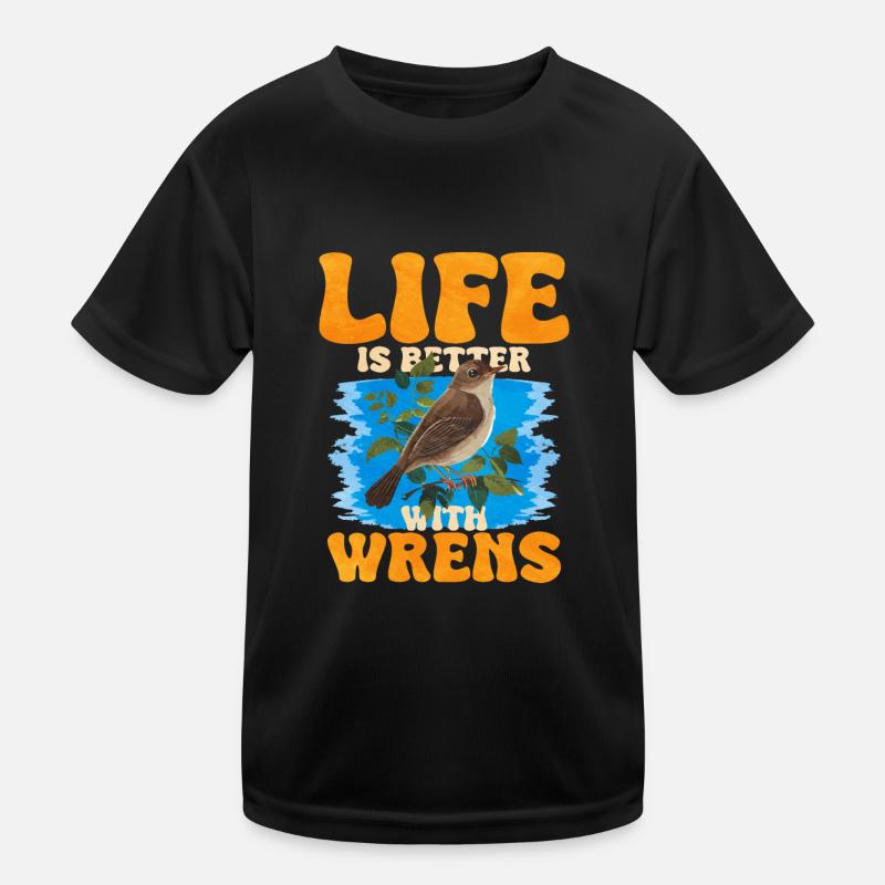 Troglodyte oiseau T-shirt sport Enfant