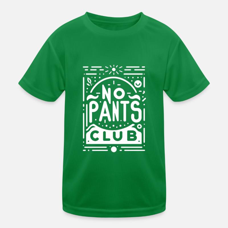 No Pants Club 13 Kids Functional T-Shirt