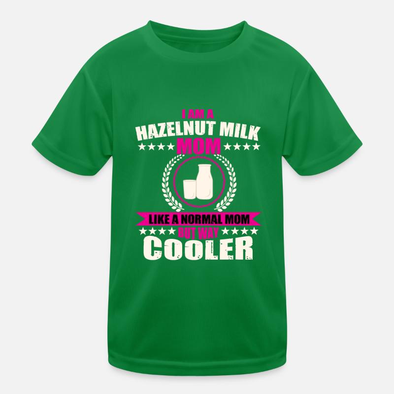 Hazelnut Milk Mom Kids Functional T-Shirt