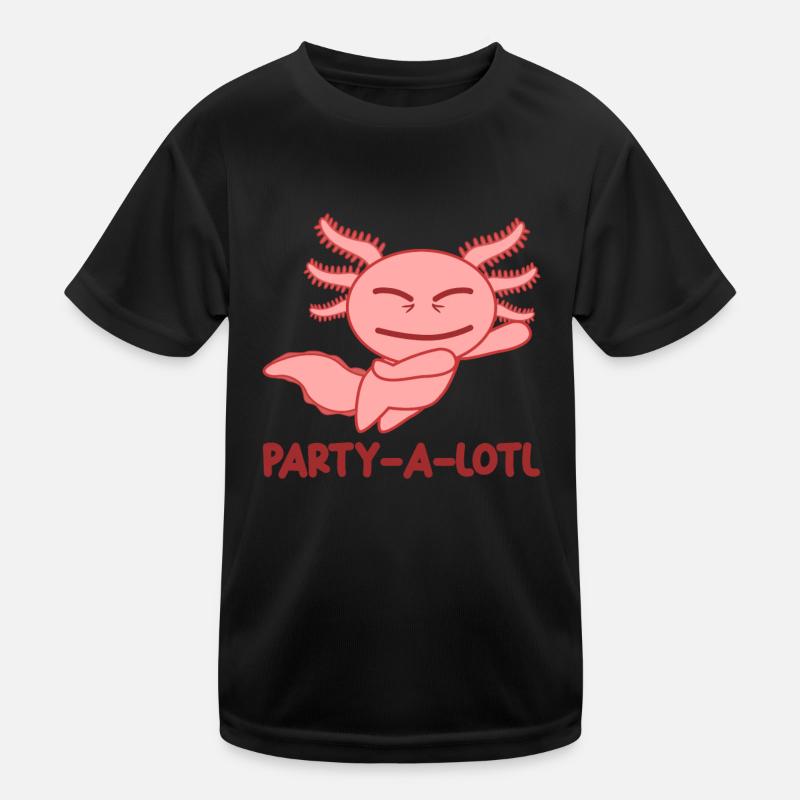 Party Axolotl Axolotls Kids Functional T-Shirt