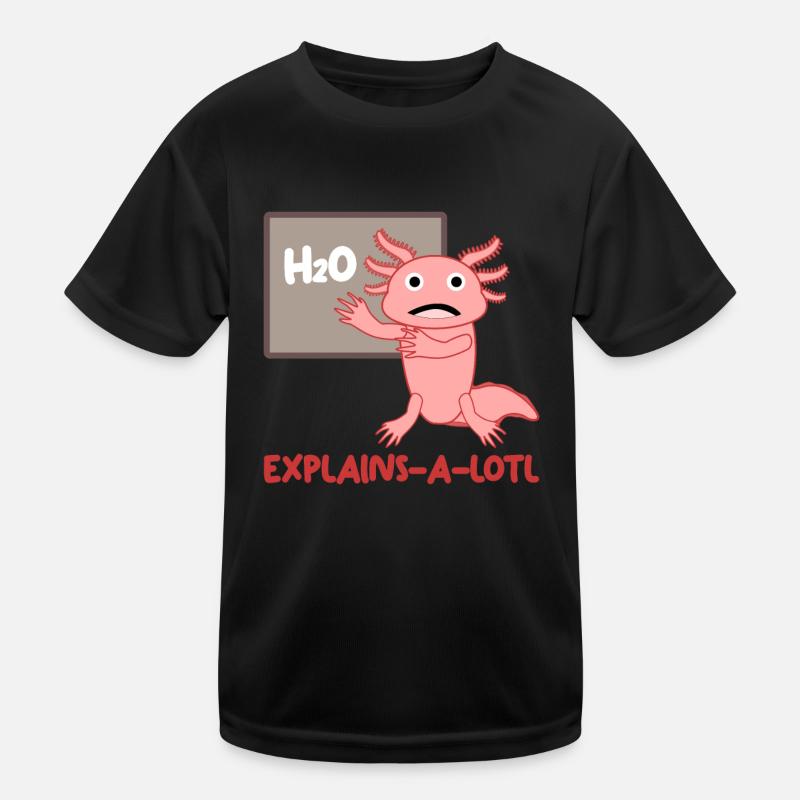 Axolotl Teaching Teacher Axolotls Kinder Funktions-T-Shirt