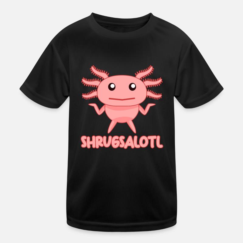 Axolotl Funny Axolotls Kids Functional T-Shirt