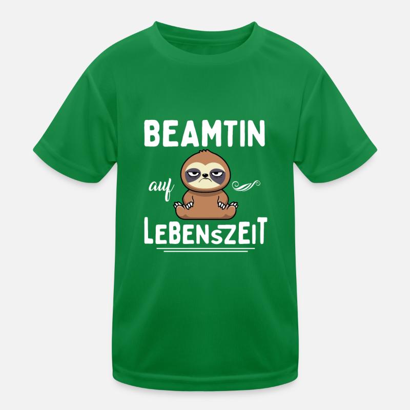 Beamtin auf Lebenszeit Kinder Funktions-T-Shirt
