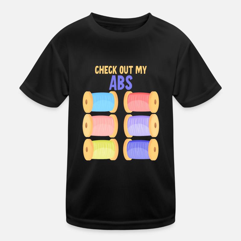 Schau Dir Meine Abs An - 3D-Drucker Kinder Funktions-T-Shirt