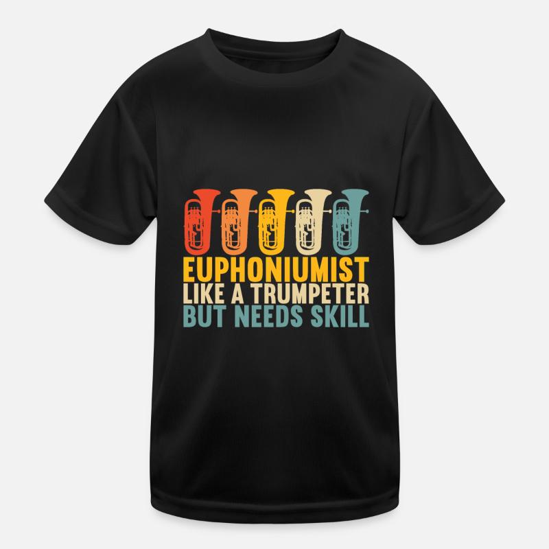 Euphonium Euphoniumspieler Kinder Funktions-T-Shirt