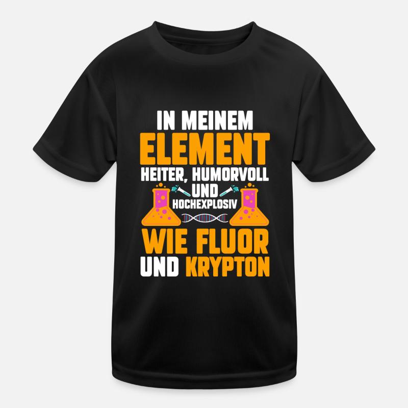 Chimiste Sciences Physique Chimie T-shirt sport Enfant