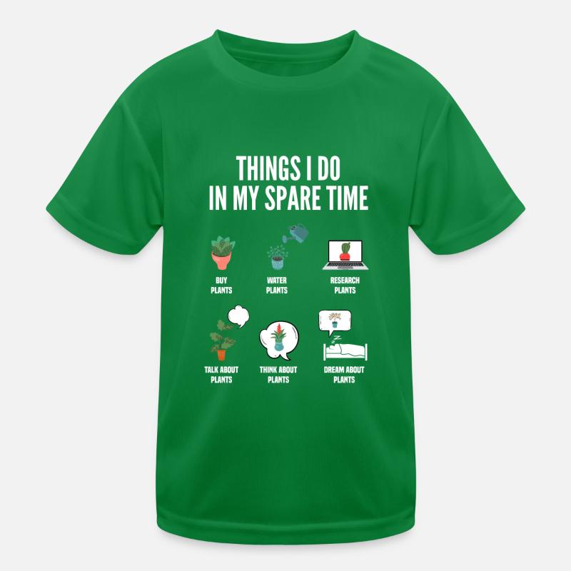 Garten Freizeit Hobby Pflanzen Kinder Funktions-T-Shirt