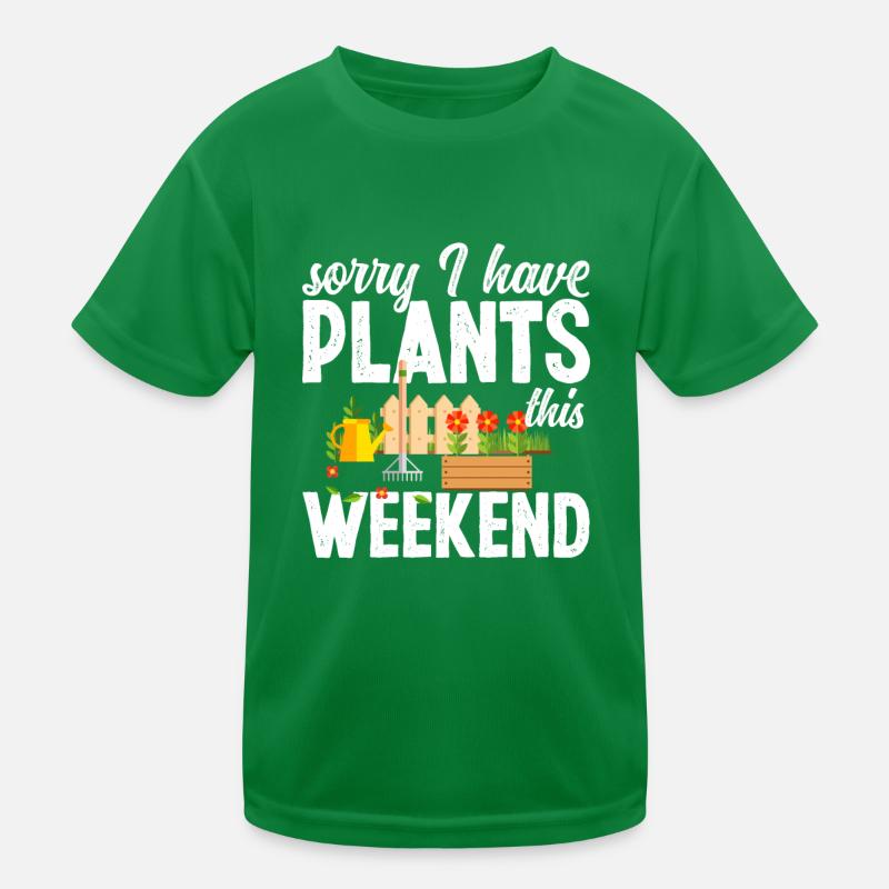 Week-end de jardinage T-shirt sport Enfant