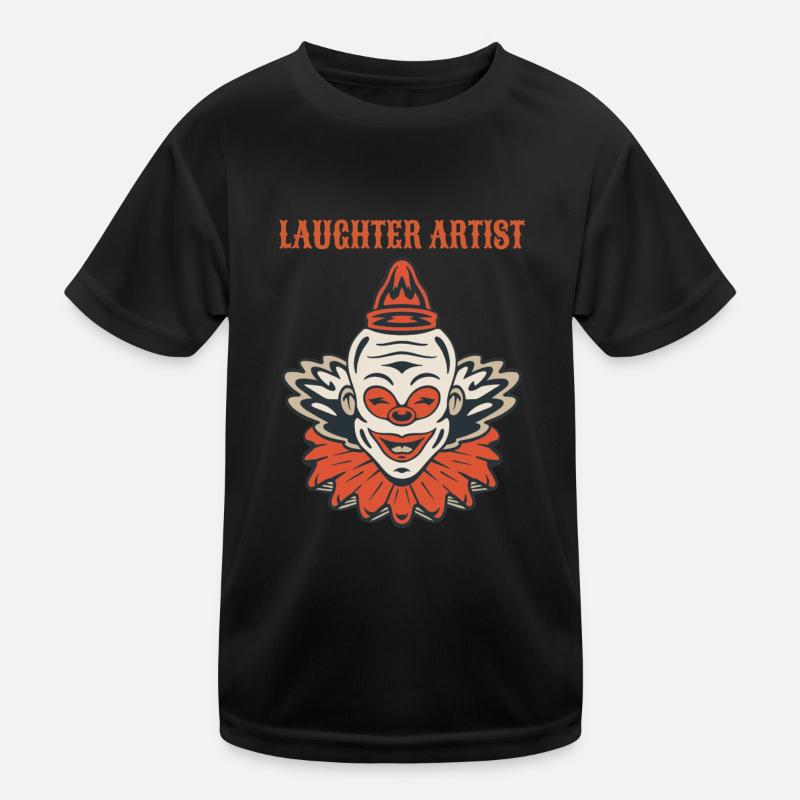 Cirque Clown Drôle Effrayant Creep Bouffon Effrayant Joker T-shirt sport Enfant