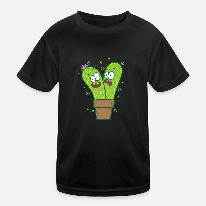 Cacti Plants Nature Kids Functional T-Shirt