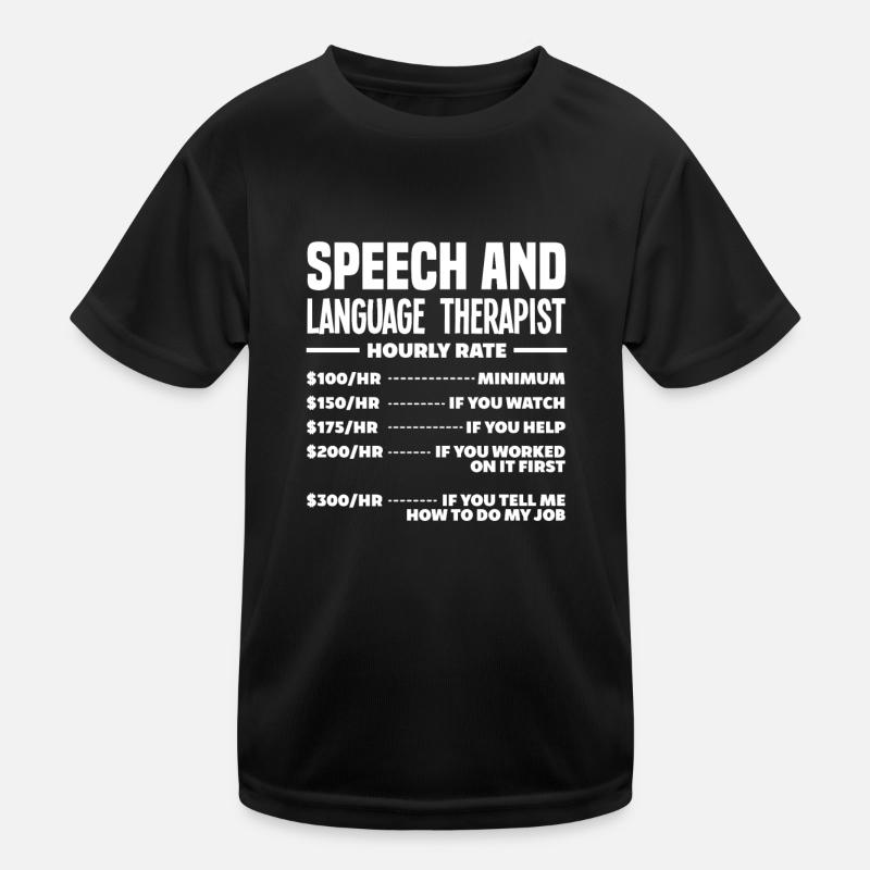 Speech therapist, speech therapist, speech therapist Kids Functional T-Shirt