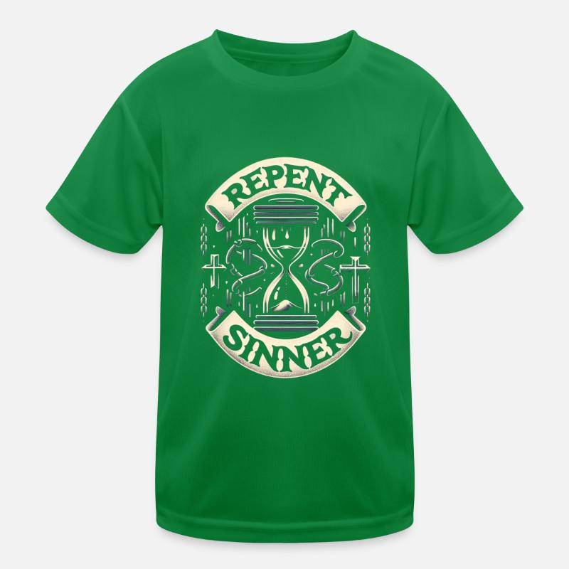Repentez-vous, pécheur 16 T-shirt sport Enfant