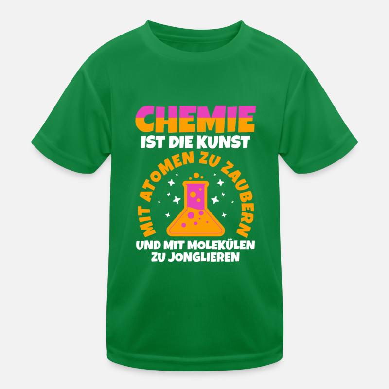 Chemist Science Physics Chemistry Kids Functional T-Shirt
