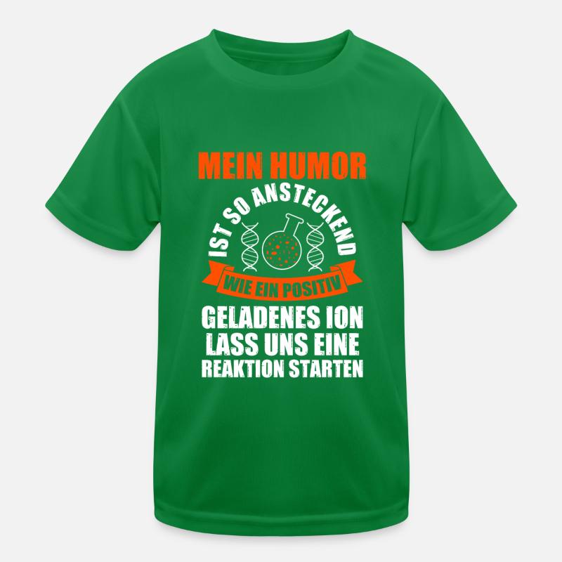 Chemist Science Physics Chemistry Kids Functional T-Shirt